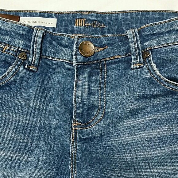 kut from the kloth boyfriend Jean shorts size 0 - Picture 5 of 5